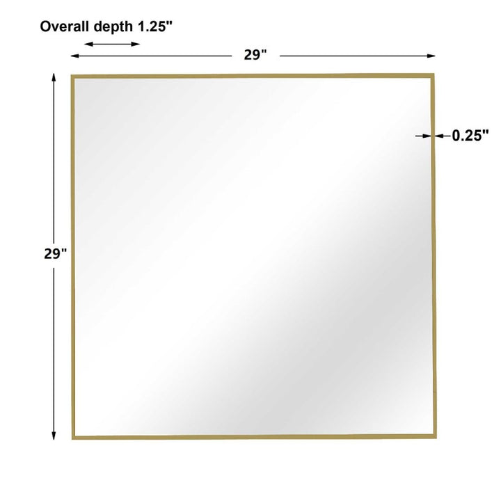Alexo - Square Mirror - Gold