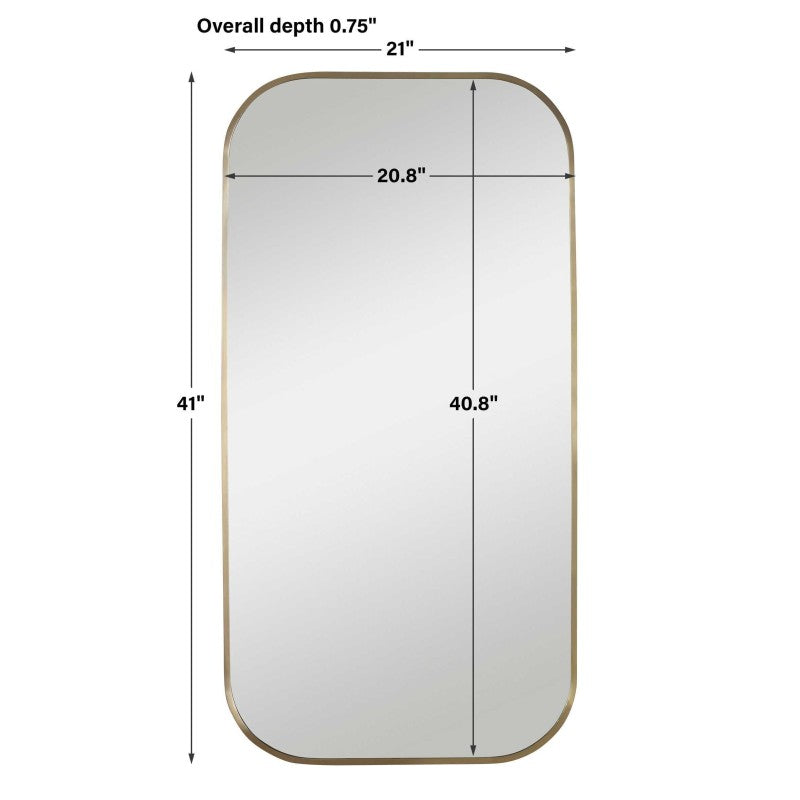 Taft - Mirror - Plated Brass