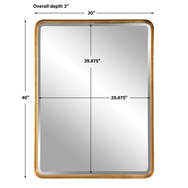 Crofton - Large Mirror - Gold