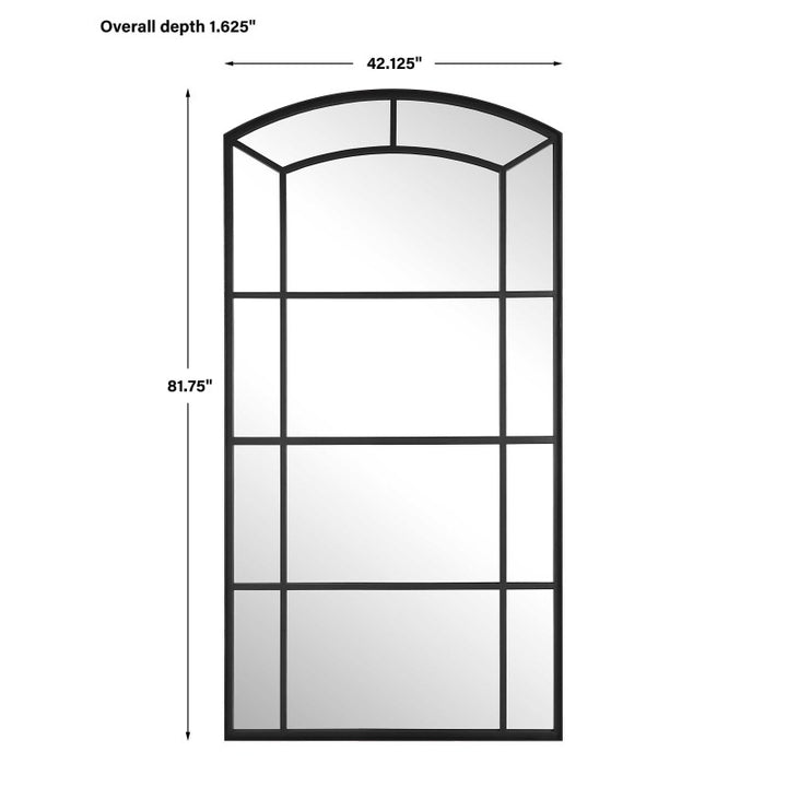 Camber - Oversized Arch Mirror - Black