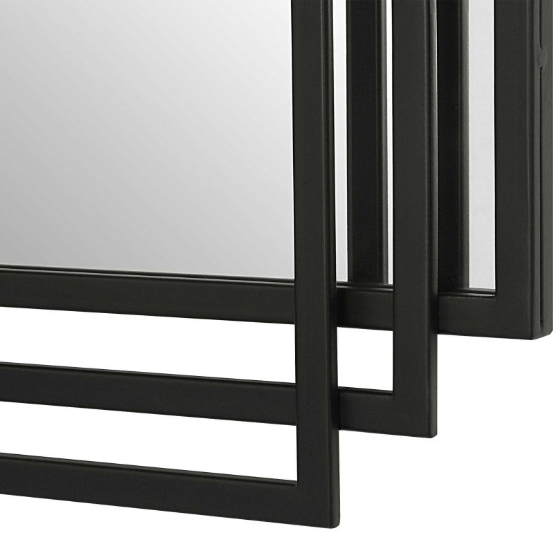 Amherst - Iron Mirror - Black