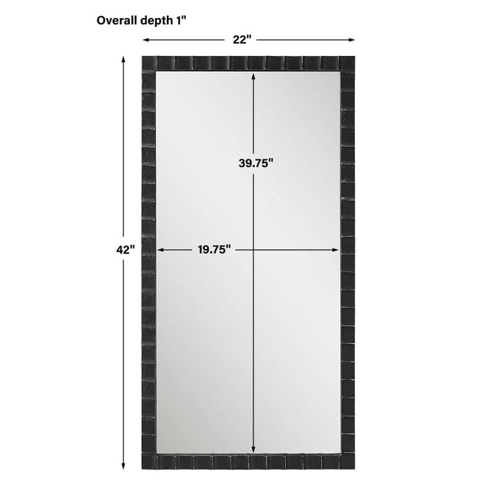 Dandridge - Industrial Mirror - Black
