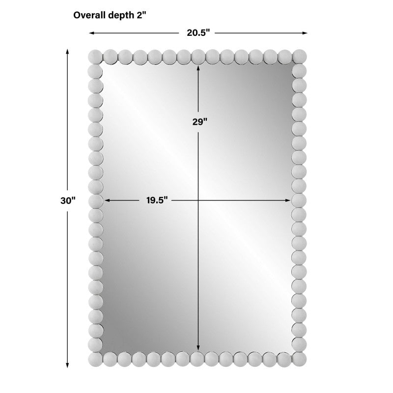 Serna - Vanity Mirror - White
