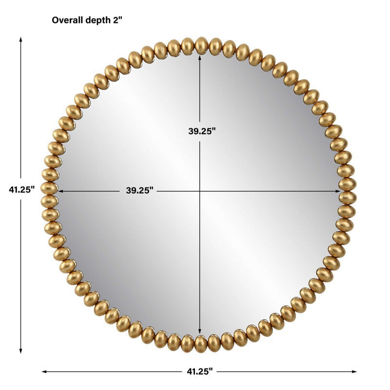 Byzantine - Round Mirror - Gold