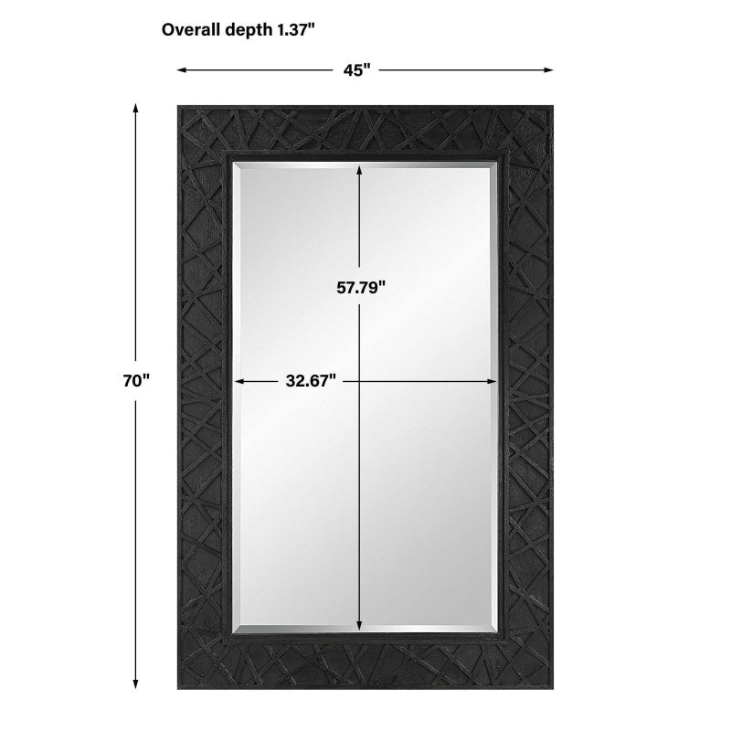 Everest - Mirror - Satin Black