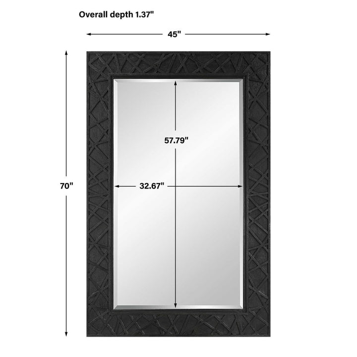 Everest - Mirror - Satin Black