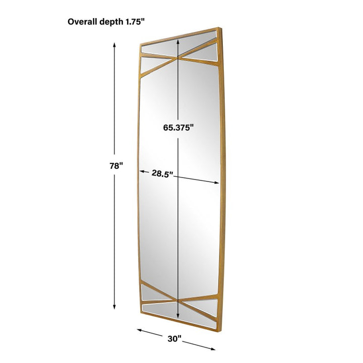 Gentry - Oversized Mirror - Gold