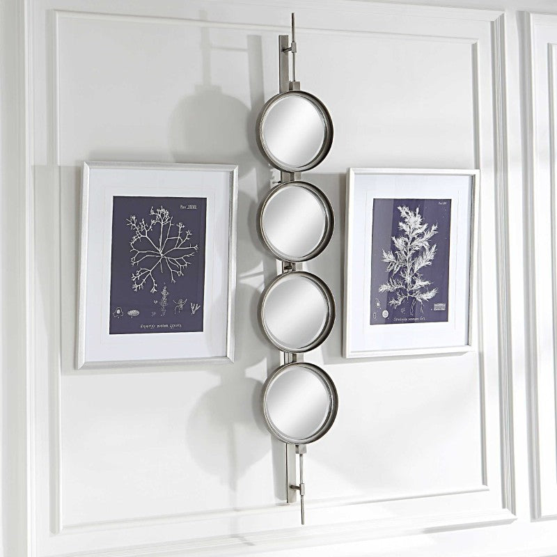 Button - Mirror - Gray