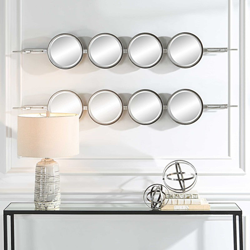 Button - Mirror - Gray