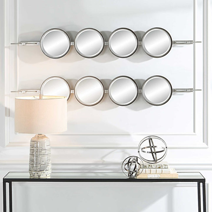 Button - Mirror - Gray