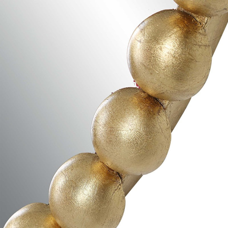Serna - Gold Oval Mirror
