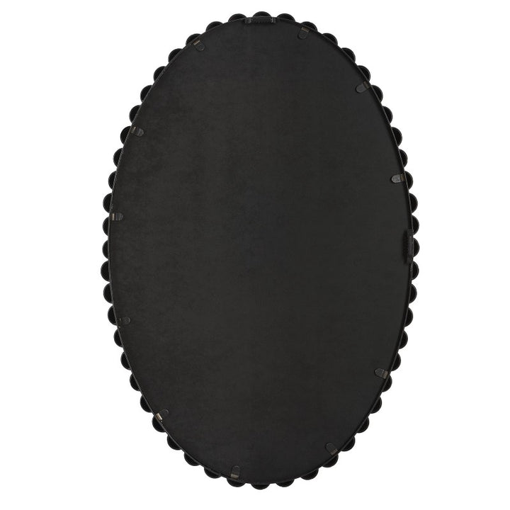 Serna - Black Oval Mirror