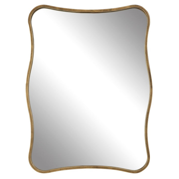 Pavia - Curvy Vanity Mirror - Gold