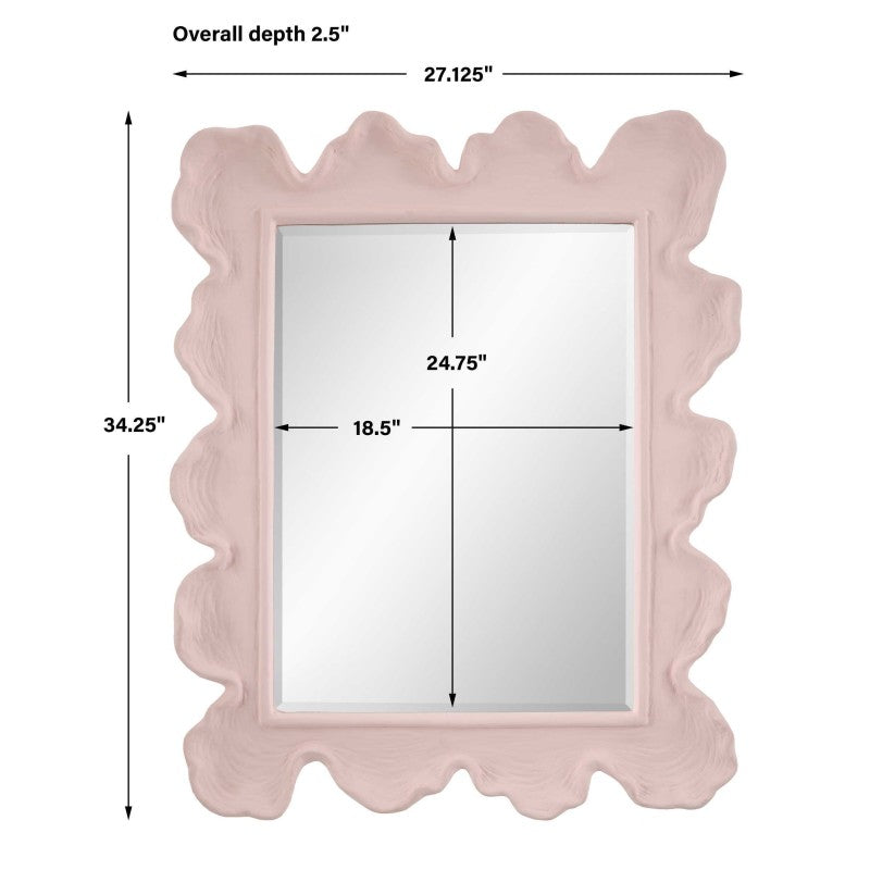Sea Coral - Mirror - Pink