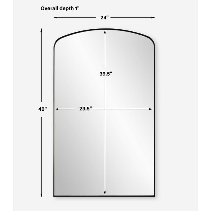 Tordera - Arch Mirror - Black