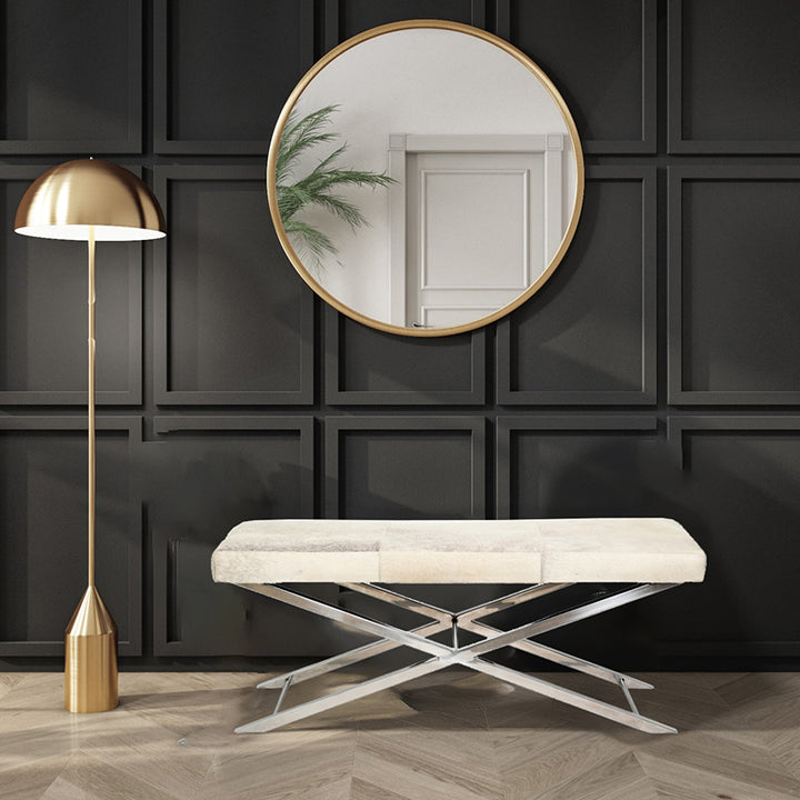 1293BE CH GREY Bench