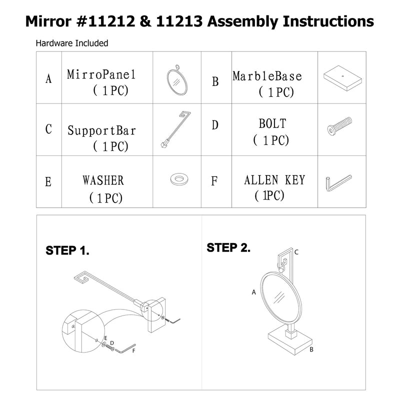 The Medallion Silver Mirror