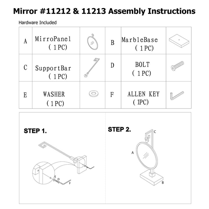 The Medallion Silver Mirror