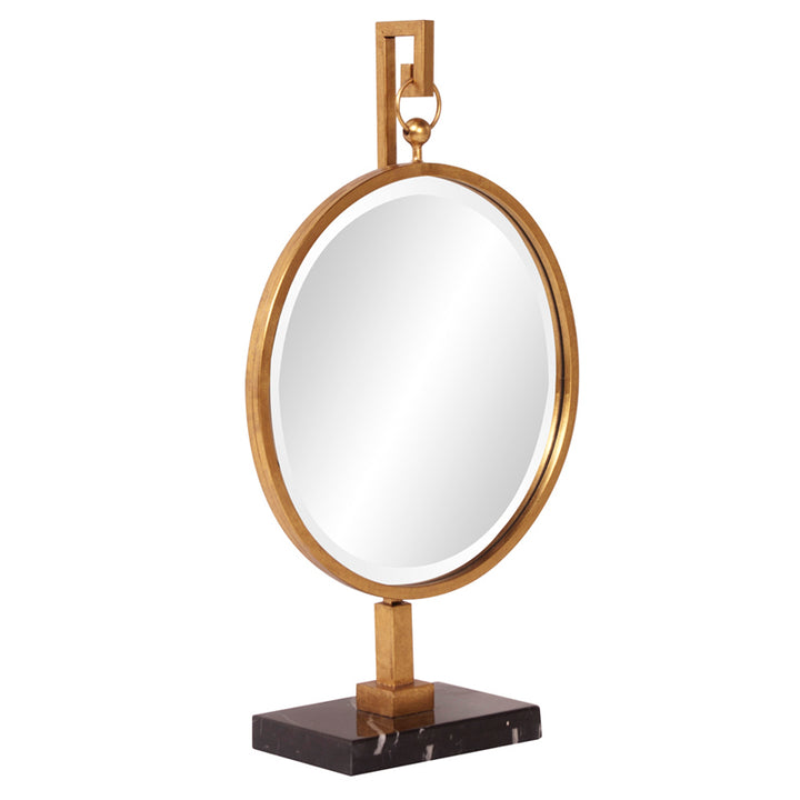 The Medallion Gold Mirror