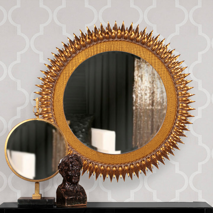 The Medallion Gold Mirror