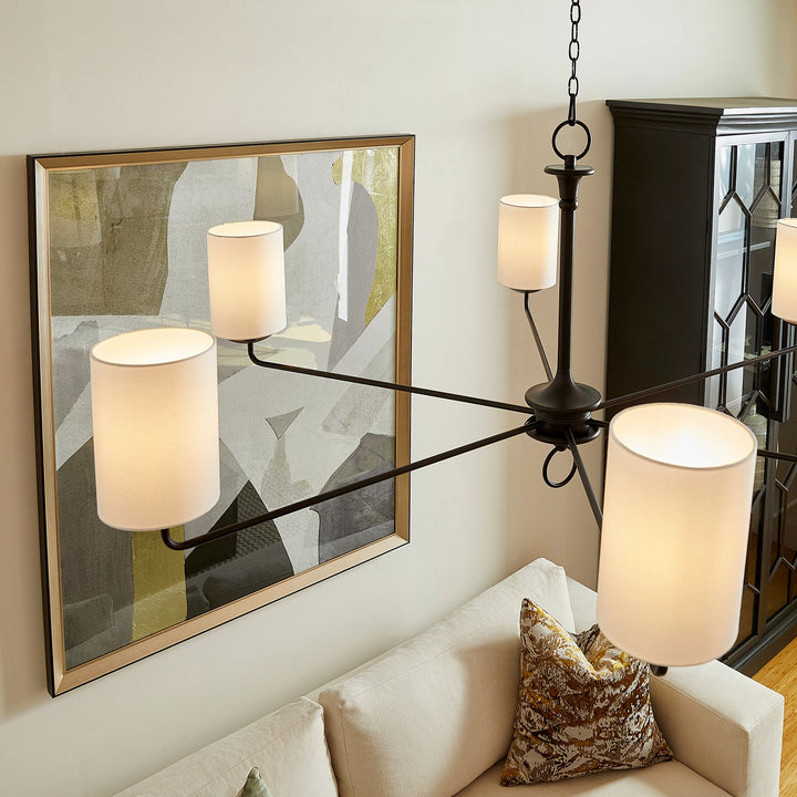 Ginevra Six Light Chandelier