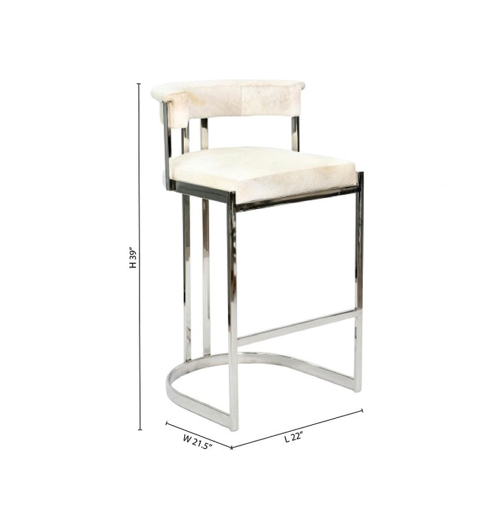 1023BAR CH GREY Barstool