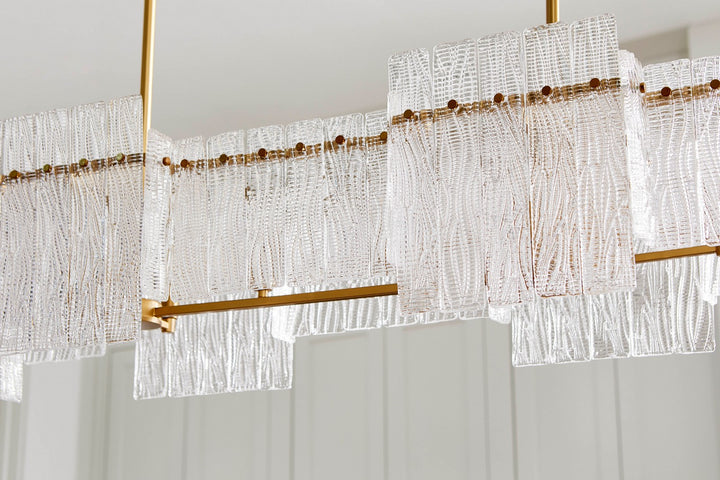 Othello Eight Light Linear Pendant