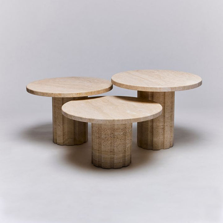 Amerigo Bunching Tables - Travertine