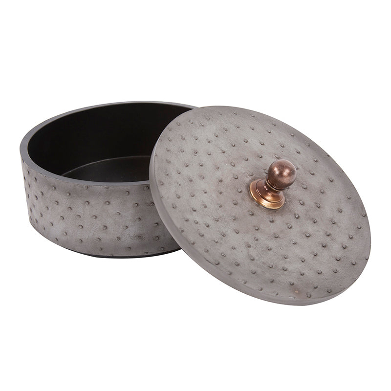 The Faux Ostrich Skin Box