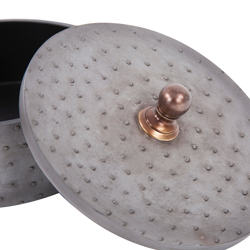 The Faux Ostrich Skin Box