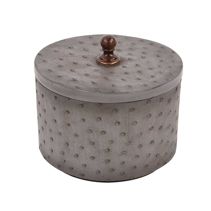 The Faux Ostrich Skin Box
