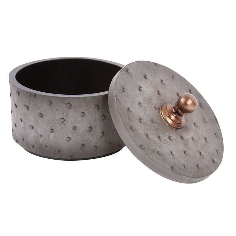 The Faux Ostrich Skin Box