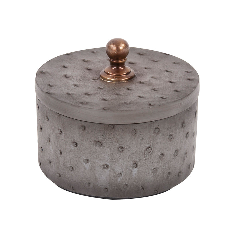 The Faux Ostrich Skin Box