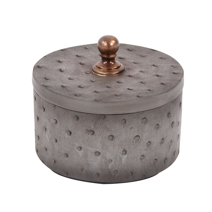 The Faux Ostrich Skin Box