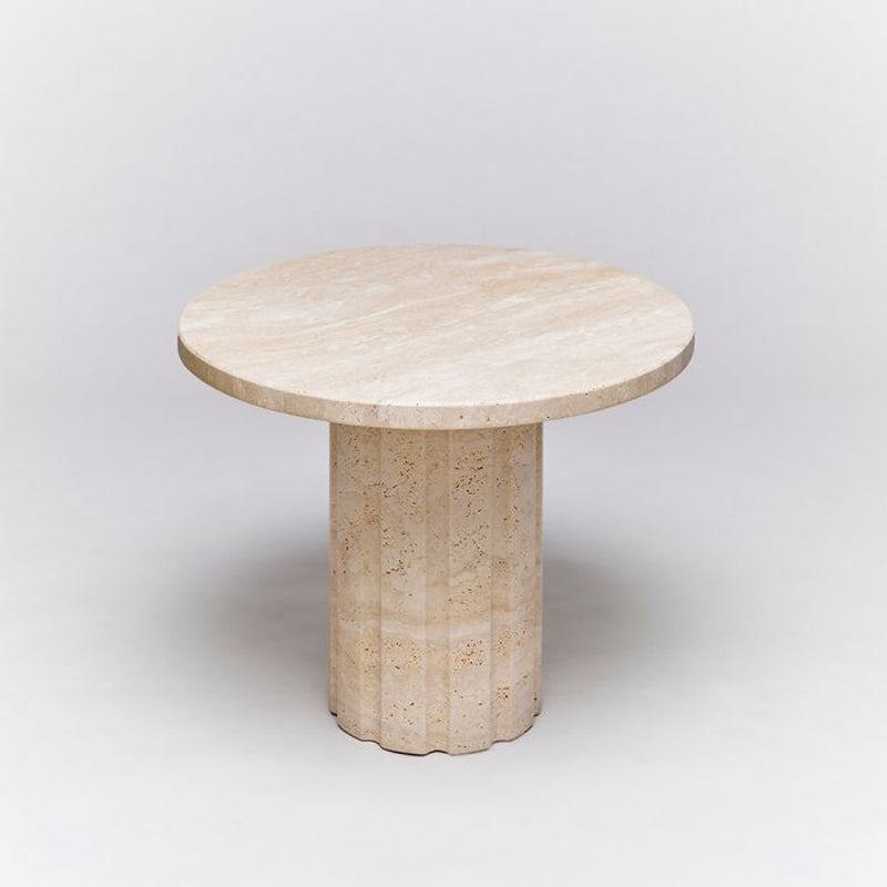 Amerigo Side Table - Travertine