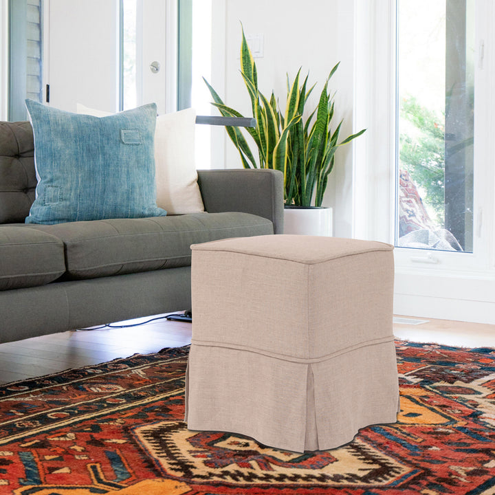 The Linen Universal Ottoman