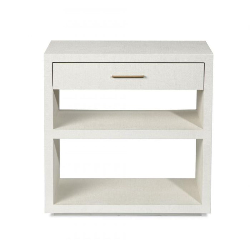 Livia Bedside Chest - White