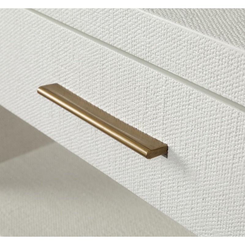 Livia Bedside Chest - White
