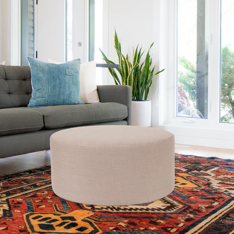 The Linen Universal Ottoman