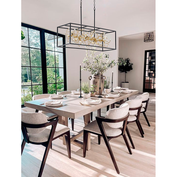 ZP139C38G Eight Light Chandelier