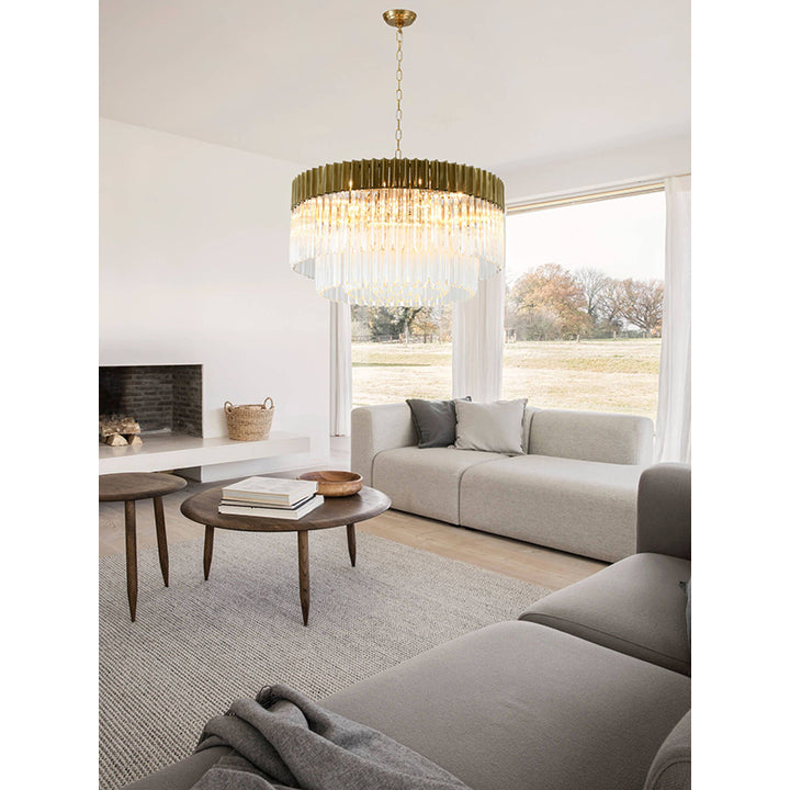 WE07C31BR 12 Light Chandelier
