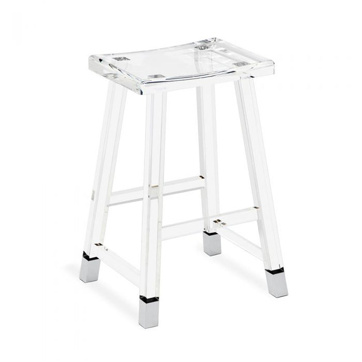 Reva Counter Stool - Nickel