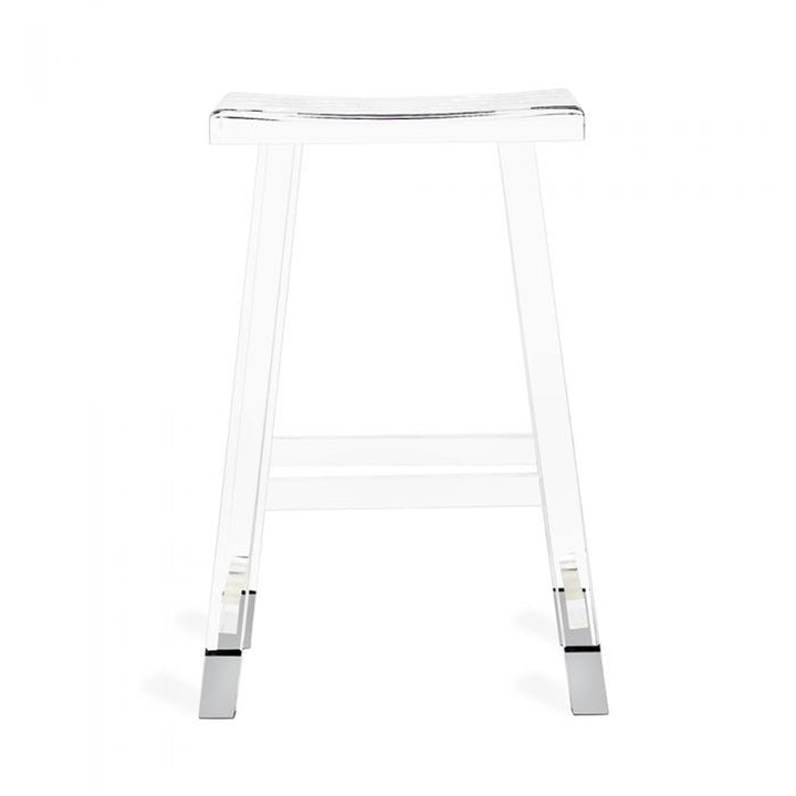 Reva Counter Stool - Nickel