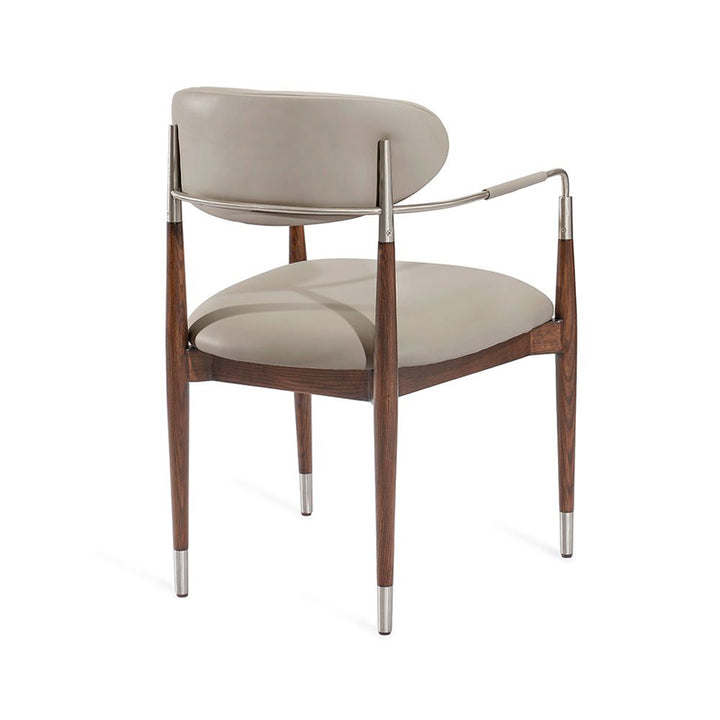 Willa Dining Chair - Dove/ Silver