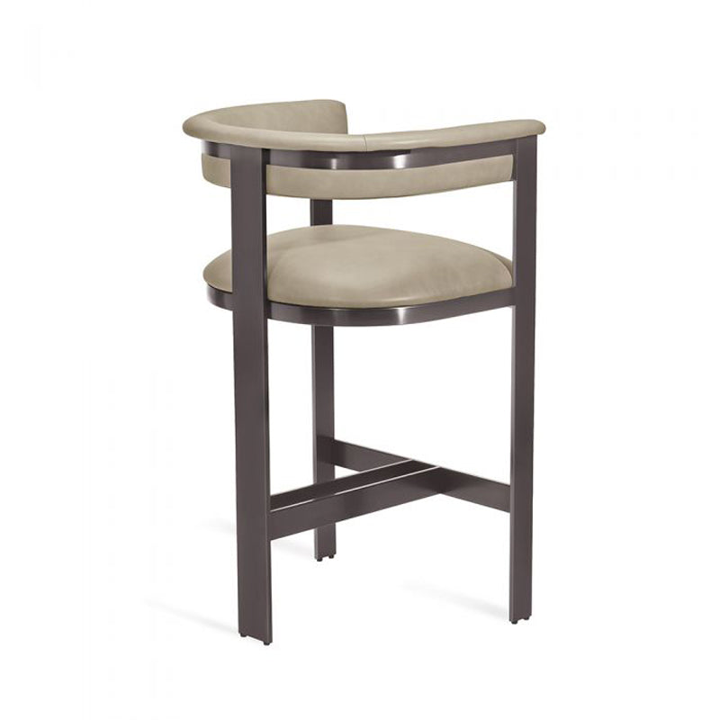 Darcy Counter Stool - Taupe/ Graphite