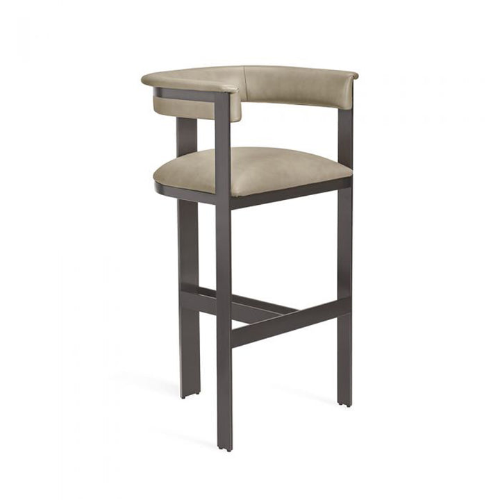 Darcy Bar Stool - Taupe/ Graphite