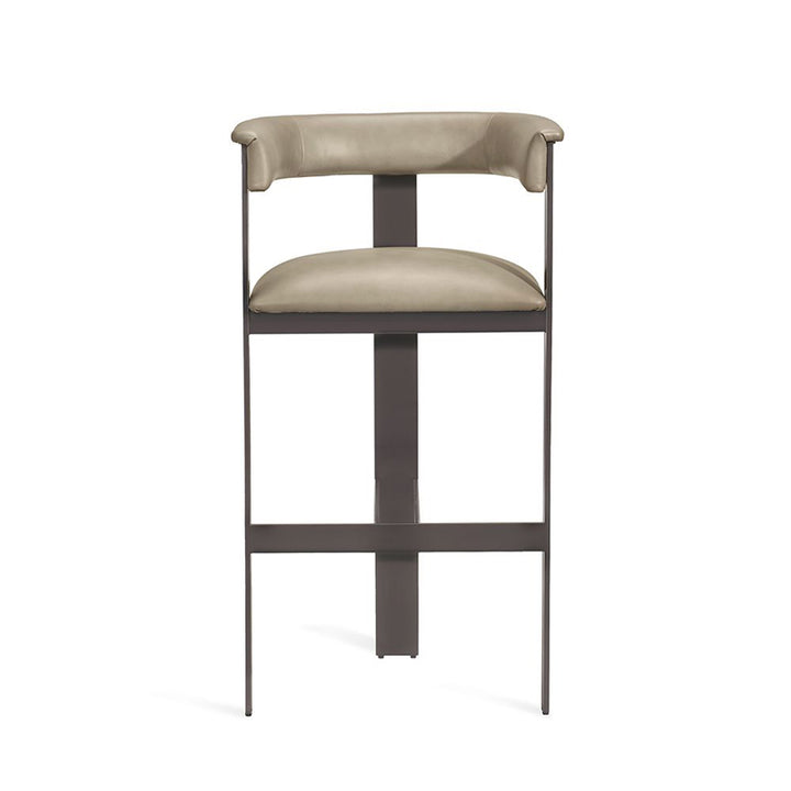 Darcy Bar Stool - Taupe/ Graphite