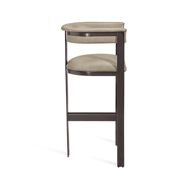 Darcy Bar Stool - Taupe/ Graphite