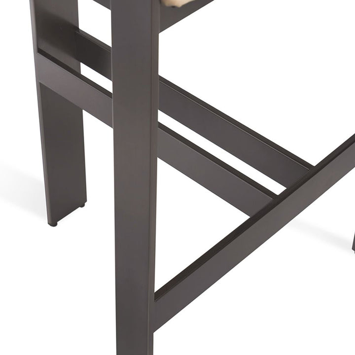 Darcy Bar Stool - Taupe/ Graphite