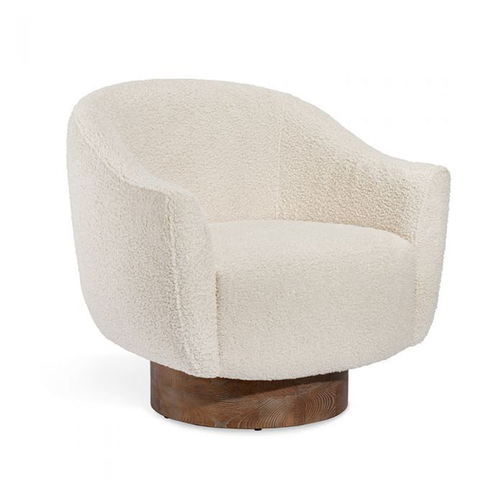Simone Swivel Chair - Shearling